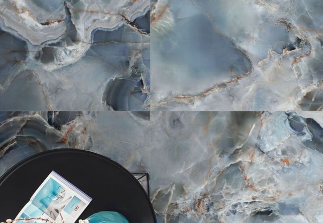 Midgley West Onice Reale Oceano Tile 48"x48" - Polished view 2