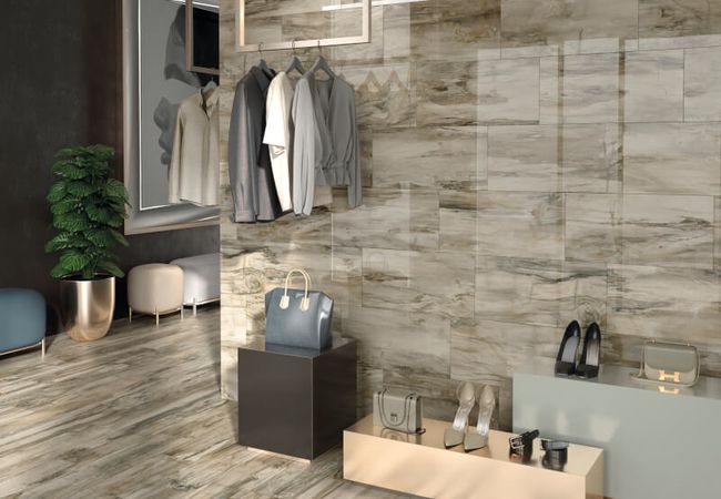 Midgley West Petrified Wood Natural Mosaic Tile 2"x2" - Natural view 2