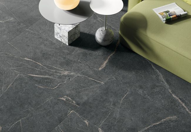 Midgley West Soap Stone Soap Black Tile 12"x24" - Natural - Image 2