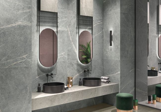 Midgley West Soap Stone White Tile 24"x24" - Satin - Image 2