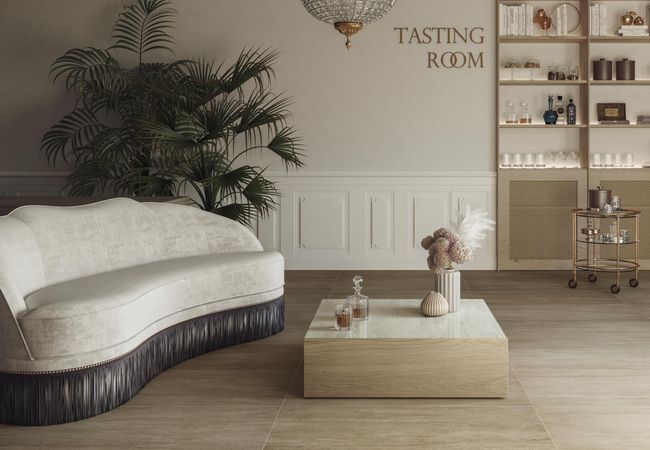 Midgley West Travertini Due Bianco Tile 12"x24" - Natural view 2