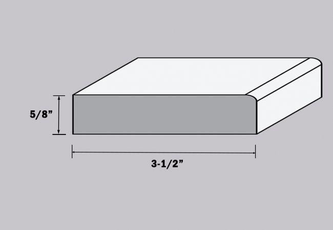 NAF - Floors@Work MDF Primed Flat Stock Casing 3 1/2"