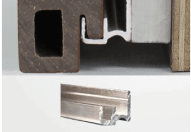 NewTechWood UH58 Belgian Siding Peruvian Teak view 2