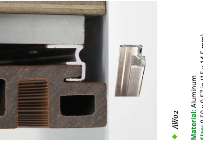 NewTechWood US31 All Weather Gap Siding Red Cedar view 2