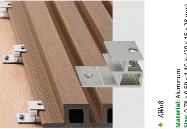 NewTechWood US31 All Weather Gap Siding Silver Gray view 3