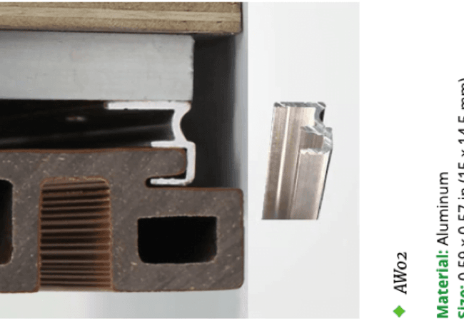 NewTechWood UH61 Norwegian Siding Brazilian Ipe view 2