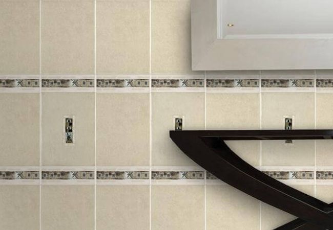 Olympia Banff Matte Ceramic Wall Tiles Color: Black, Light Grey, Cream, Light Beige, Dark Brown 6" X 8"