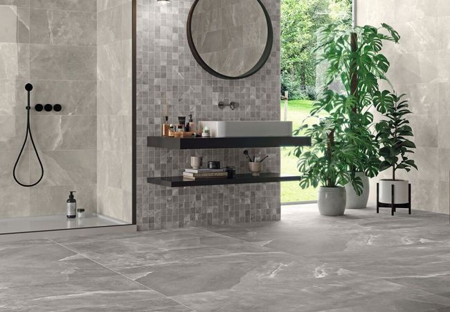 Olympia Crystal Stone Matte Wall Tiles Colors: Dove, Grey, Smoke, White