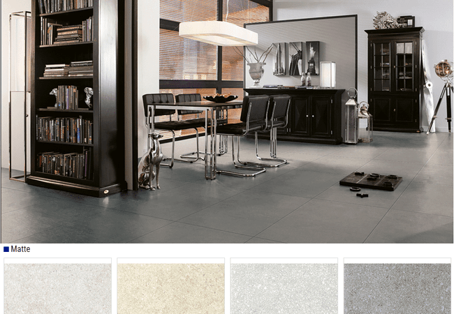 Olympia Architectura Matte Porcelain Tiles Color: Avorio Ivory, Beige, Grigio Grey, Grafito Dark Grey Size: 12x24