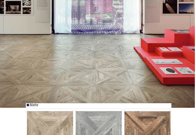 Olympia Baita Matte Wood Look Porcelain Tiles Color: Natural, Shell, Sun Size: 24x24