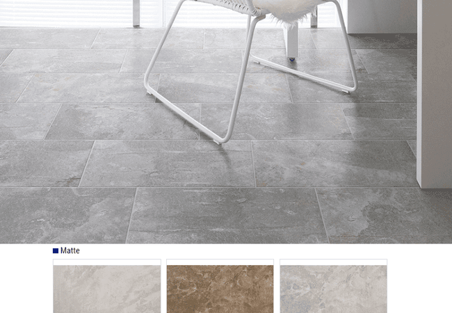 Olympia Bruzolo Matte Glazed Porcelain Tile Color: Bianco, Cenere, Grigio Size: 12x24