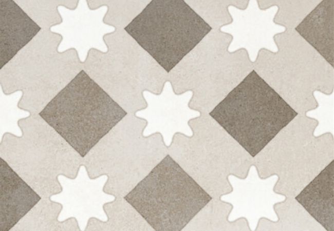 Olympia Cementine Retro Matte Porcelain Tiles Color: Retro 2, Retro 4, Retro 5 Size: 8x8 view 2