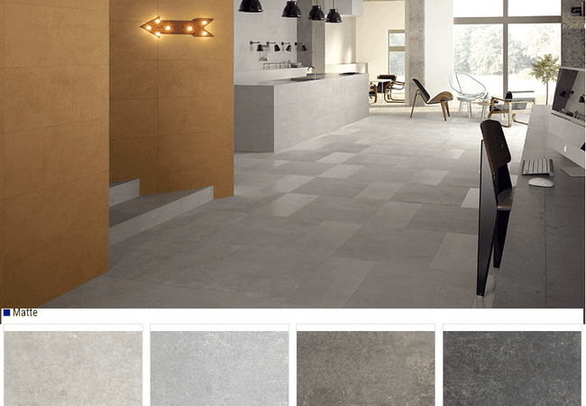 Olympia Creation Matte Porcelain Tile Color: Sand, Grey, Bronze, Black Size: 12x24