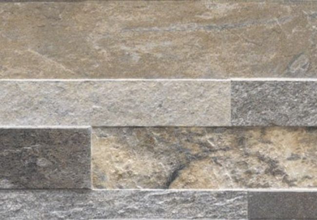 Olympia Cubics Glazed Porcelain Tiles Color: Grey, Multicolour, White Size: 6x24 view 3