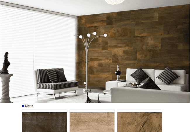 Olympia Edgewood Glazed Porcelain Tiles Color: Anthracite, Beige, Noce Size: 18x36 12x24 13x13