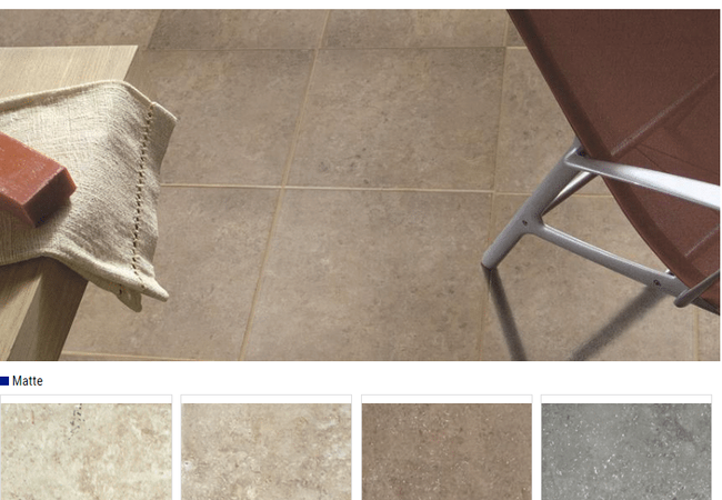 Olympia Jurastone Matte Glazed Porcelain Tiles Color: Beige, Sahara Grey, Sand Beige, Ardenne Grey Size: 13x13