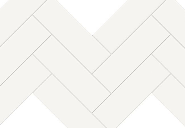 Richmond Tile Soho Canvas White 12"x12" Herringbone Matte