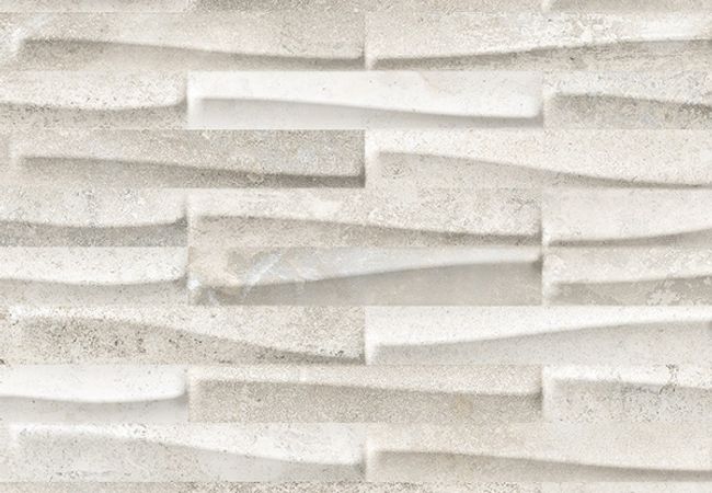 Richmond Tile Decor Mix Cold White 12"x24" Muretto