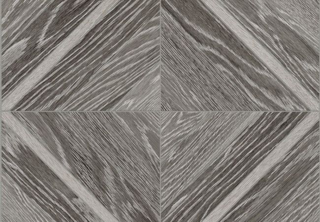 Richmond Tile Myla Grey Ridge 16x16 Marquetry Mosaic Rectified