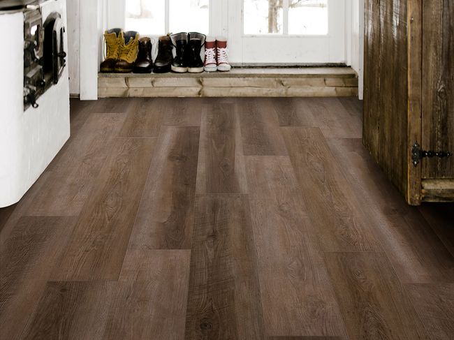 Shaw Aspire Natural Bevel Trailblazer Brown Luxury Vinyl Plank view 2