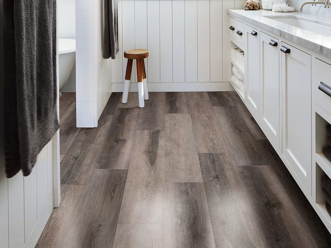 Shaw Aspire Natural Bevel Uncharted Grey Luxury Vinyl Plank view 2