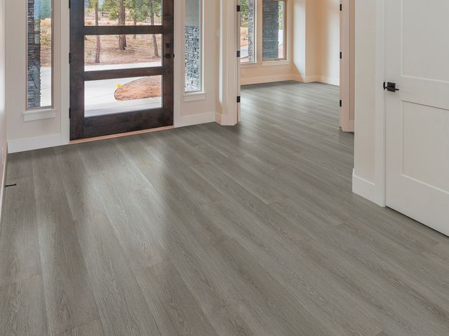 Shaw Dwell Hearthstone Grey Luxury Vinyl Plank view 2