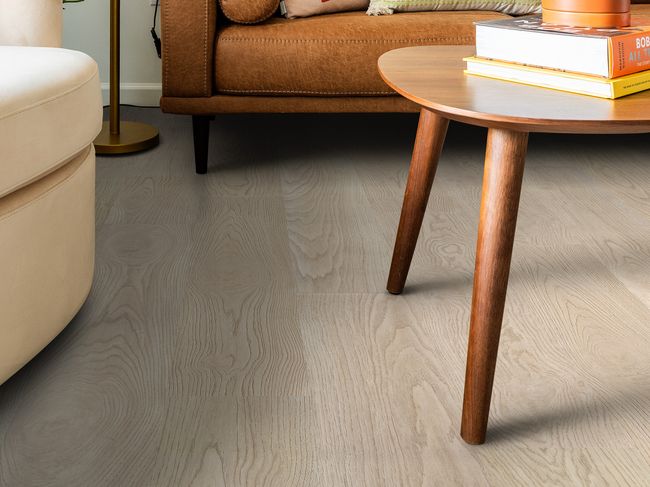 Shaw Fresh Take Shell Taupe Luxury Vinyl Plank view 2