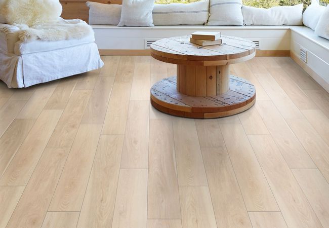 Shaw Pantheon HD Plus Natural Bevel Alabaster Luxury Vinyl Plank view 2