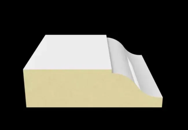 Toucan D-02 MDF Primed Colonial Doorstop 1/2" x 1 1/4" x 10'