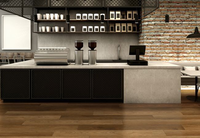 Twelve Oaks Solidcore 5GI Iced Mocha Luxury Vinyl Plank view 2