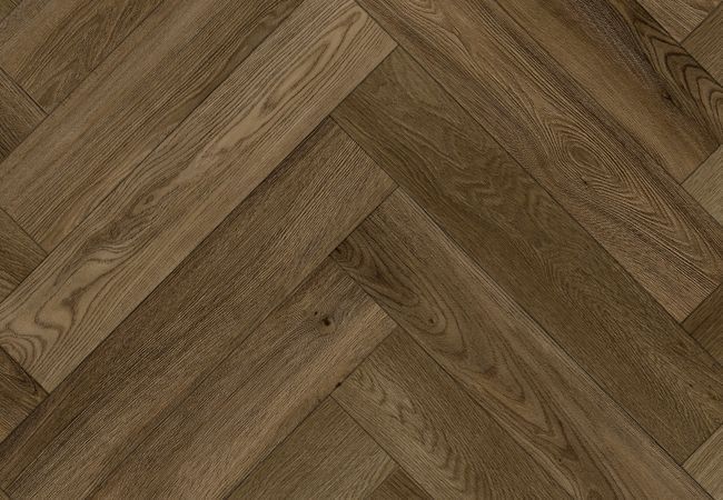 Twelve Oaks Wishbone Herringbone Classic Auburn Luxury Vinyl Plank