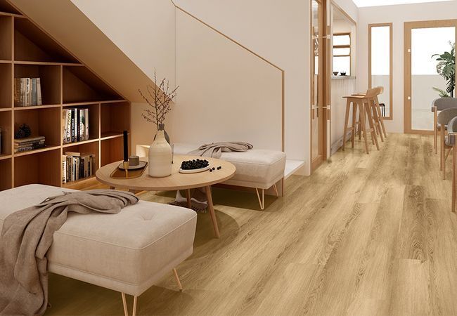 Twelve Oaks Flooring Foundation 2520 Sand Motif view 2