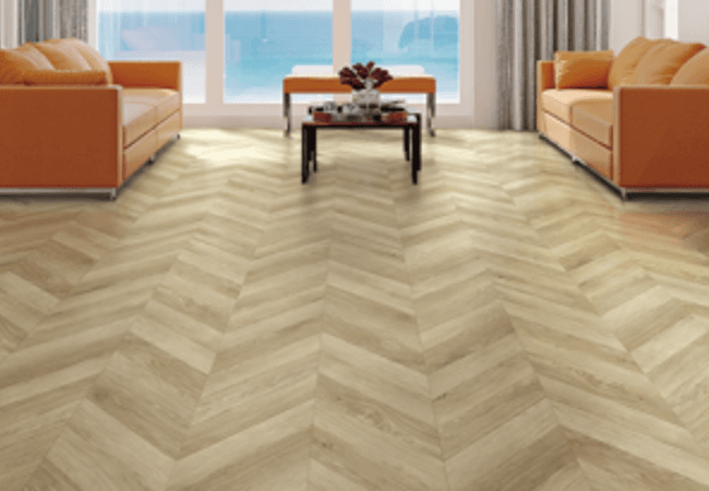 Twelve Oaks Surewood Chevron True Natural Chevron view 2