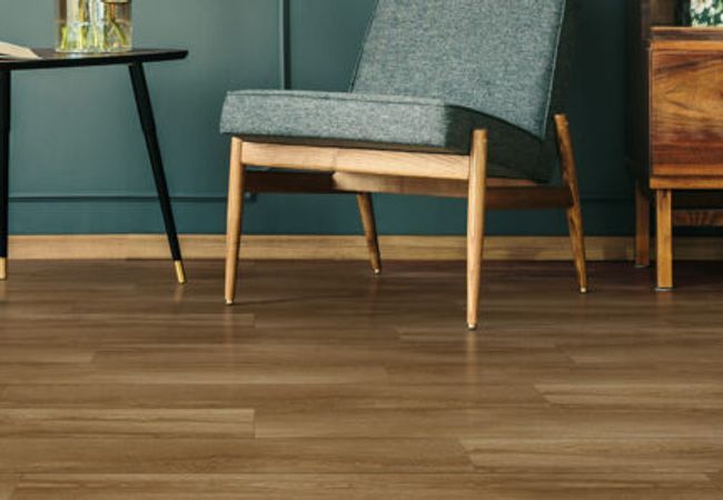 Twelve Oaks Wishbone Luxury Vinyl Classic Auburn Border view 2