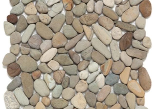 Urban Zebra Petite Pebbles Natural Stone Tile Rocky Shore